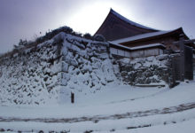 【写真】 雪の篠山城